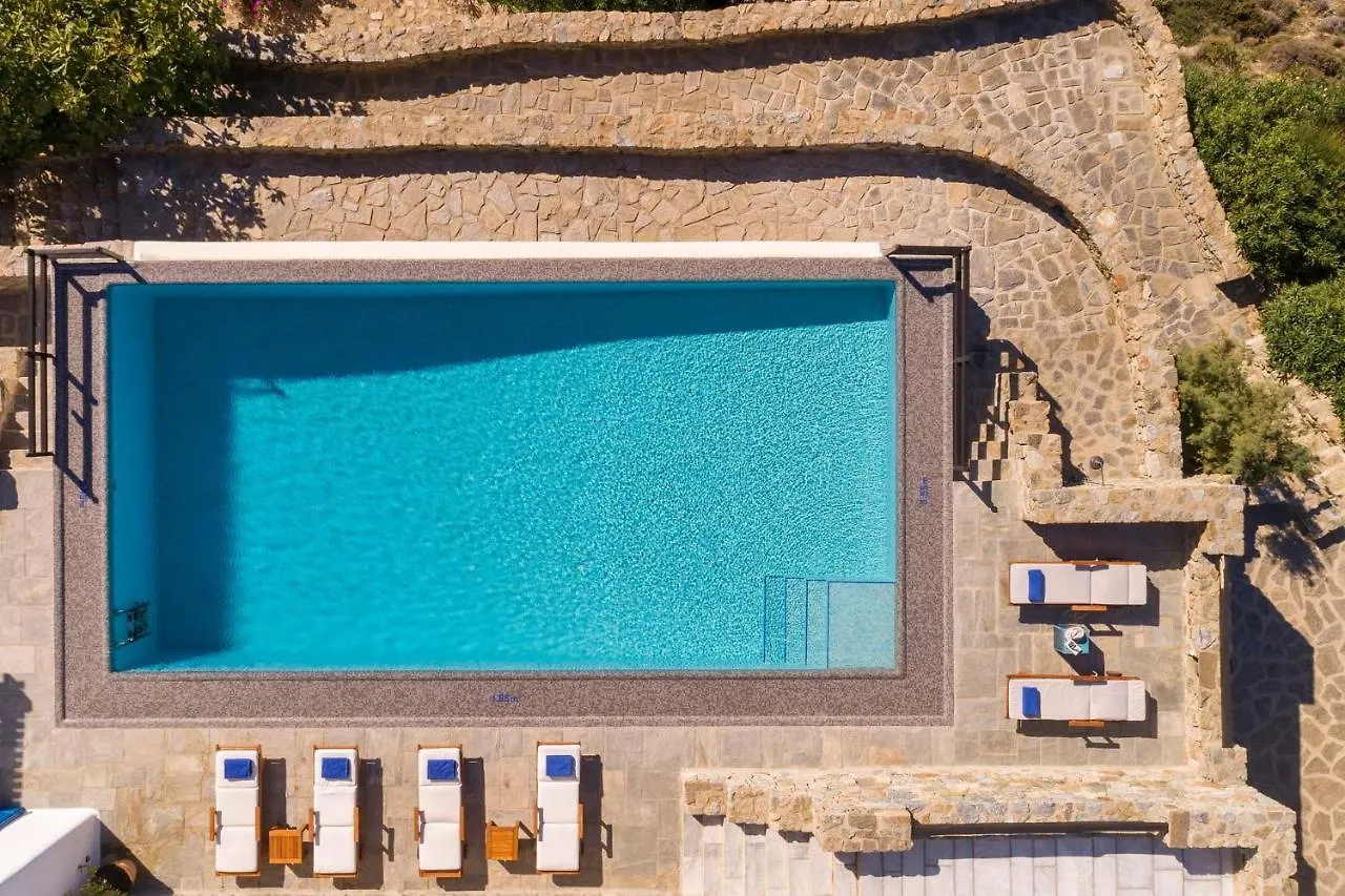 Excellent Mykonos Villa Villa Psarrou Lambda 5 Bedrooms Stunning Sea Views Psarrou Mykonos Town
