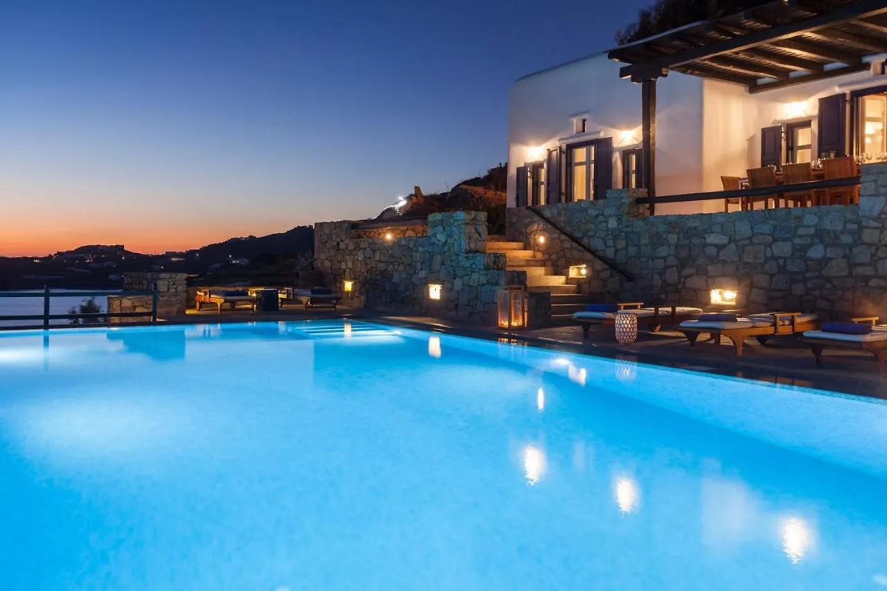 Excellent Mykonos Villa Villa Psarrou Lambda 5 Bedrooms Stunning Sea Views Psarrou Mykonos Town Grecia