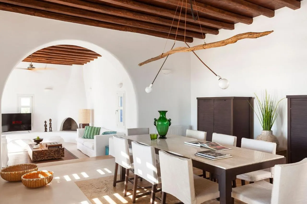 Excellent Mykonos Villa Villa Psarrou Lambda 5 Bedrooms Stunning Sea Views Psarrou Mykonos Town Grecia