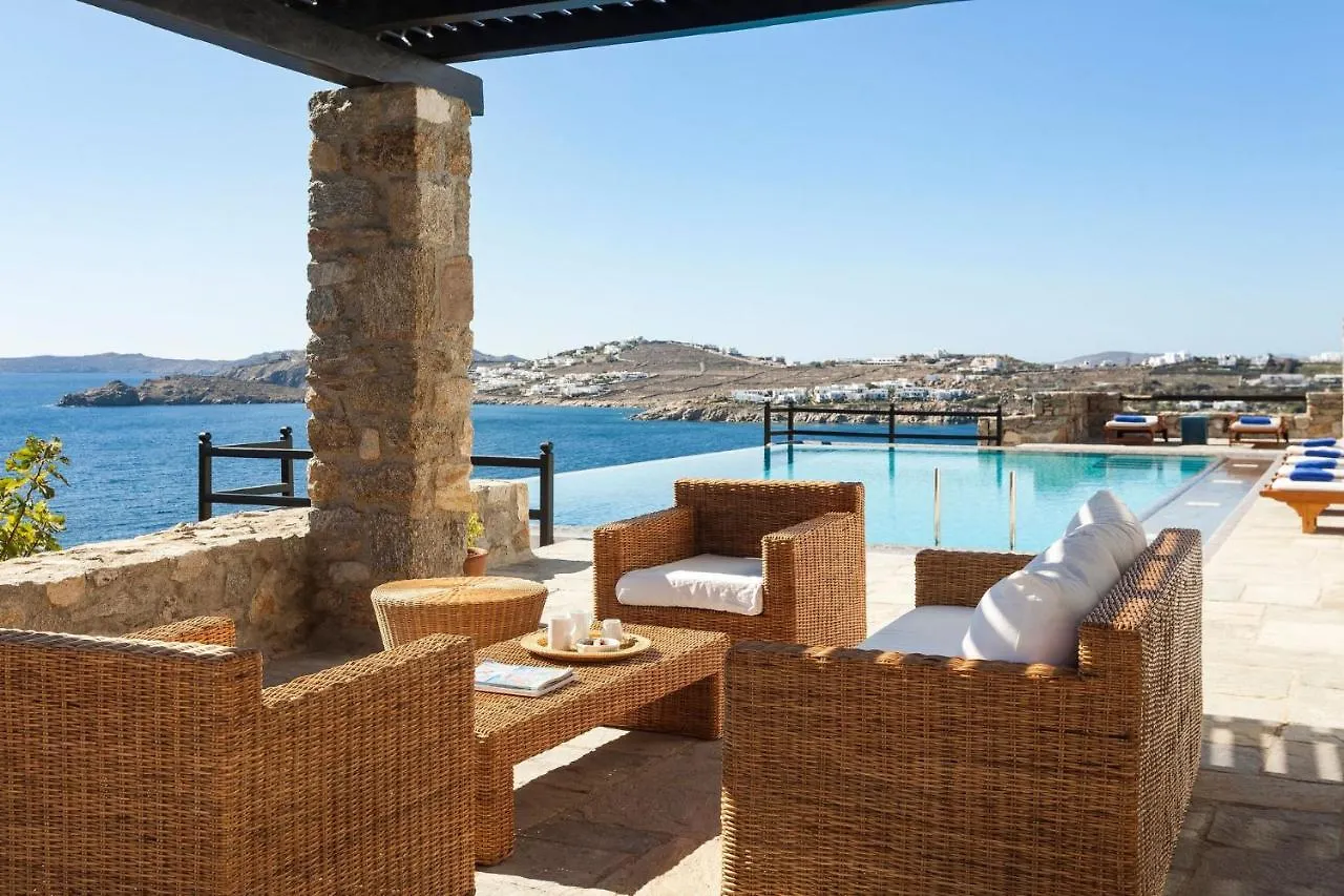 Excellent Mykonos Villa Villa Psarrou Lambda 5 Bedrooms Stunning Sea Views Psarrou Mykonos Town