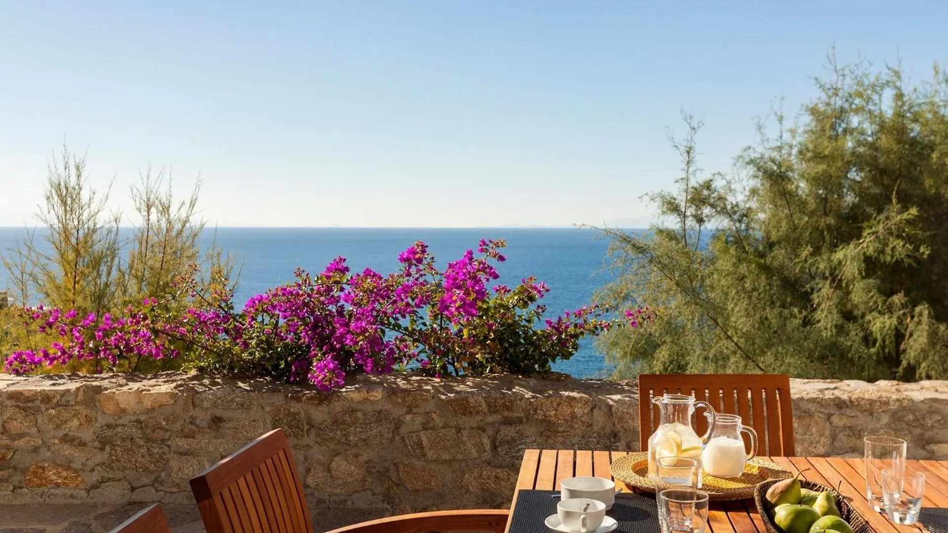 Excellent Mykonos Villa Villa Psarrou Lambda 5 Bedrooms Stunning Sea Views Psarrou Mykonos Town