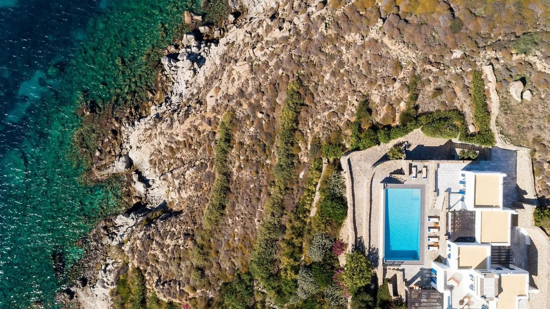 Excellent Mykonos Villa Villa Psarrou Lambda 5 Bedrooms Stunning Sea Views Psarrou Mykonos Town